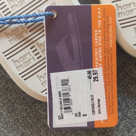 NWT Hari Mari Women's Slippers/ Dunes Navy - Picture 6 of 14